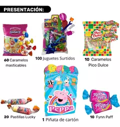Combo Golosinas + Juguetes + Piñata Disney Cumpleaños Infantil