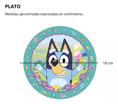 Plato Descartable X 8 Cumpleaños Infantil Disney