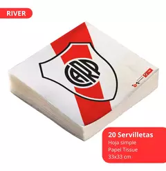 Servilletas X 20 U Descartable Original Personajes Futbol en internet