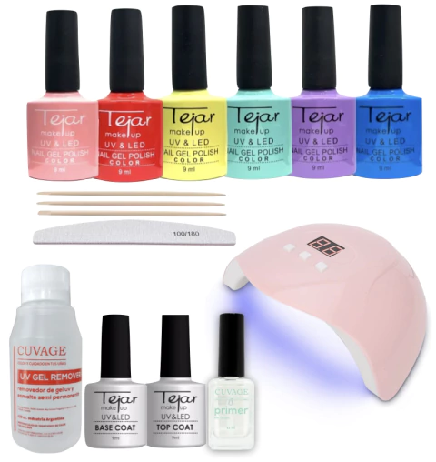 Kit Inicial X 15u. Tejar Manicuria Semipermanente Led/ Uv (Kit Inicial X 15u. Tejar Manicuria Semipermanente Led/ Uv - CyP 2) - comprar online