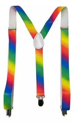 Imagen de Kit Multicolor Tirador + Anteojo Arcoiris Fiesta Cotillon