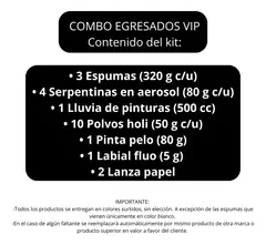Combo Egresados Super Completo Upd Vip Recibimiento Fiesta - comprar online