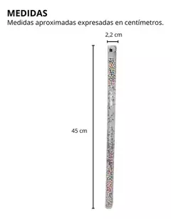 Vara Plastica Luminosa Led Con Bolitas Pastel X 5 Cotillon en internet