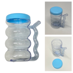 Souvenir Cumpleaños Infantil X 8 Vasos Ondulados Sorbete Y Tapa 300 Ml en internet