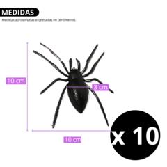 Kit Telaraña Gigante Con Arañas // Deco Casa Halloween - Tienda CyP