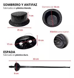 Imagen de Disfraz Halloween Niños Set Accesorios