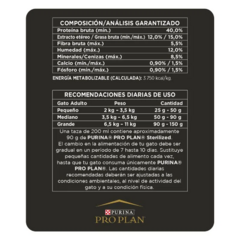 Pro Plan Gato Sterilized X 3 Kg - Pipa Store