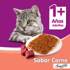 Whiskas Pouch Sabor Carne Souffle X 85 Grs - tienda online