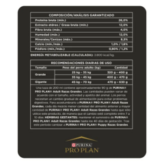 Pro Plan Perro Adulto Grande X 15 Kg - Pipa Store
