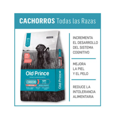 Old Prince Noveles Cordero y Arroz Cachorros X 15 Kg - comprar online