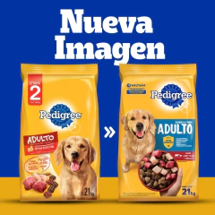 Pedigree Perro Adulto Sabor Carne Pollo Y Cereales X 21+3 Kg - comprar online