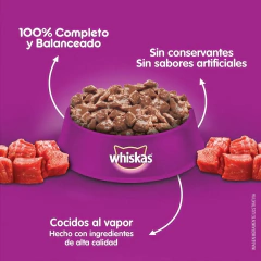 Whiskas Pouch Carne Tierna En Salsa X 85 Grs en internet