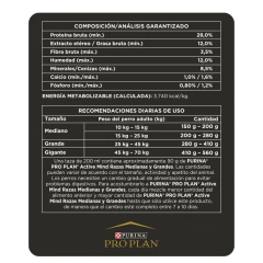 Pro Plan Active Mind 7+ Mediano Y Grande X 3 Kg - Pipa Store