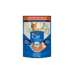 Cat Chow Pouch Gato Adulto Pollo X 85 Gr
