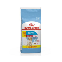 Royal Canin Medium Puppy x 15 + 3 kg