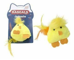 Juguete para gatos Pollito amarillo