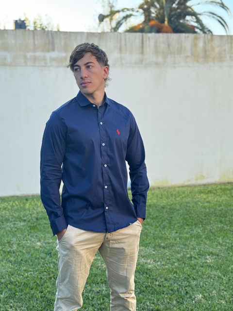 CAMISA POLO CLASSIC FIT AZUL MARINO