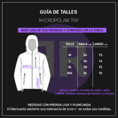 CAMPERA MICROPOLAR TNF NEGRO Y GRIS en internet