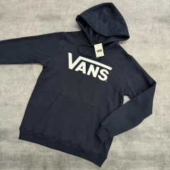 BUZO HOODIE VANS AZUL MARINO - Elixir Indumentaria