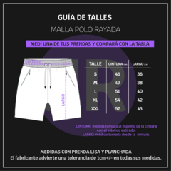 MALLA POLO RAYADA MARRON en internet