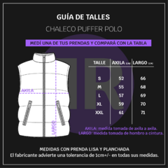 CHALECO PUFFER POLO NEGRO en internet