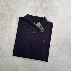 CHOMBA POLO AZUL MARINO - Elixir Indumentaria