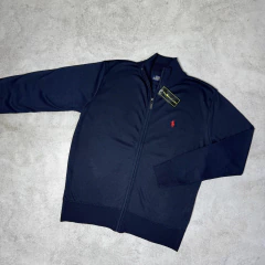 CARDIGAN POLO CLASSIC AZUL MARINO - comprar online