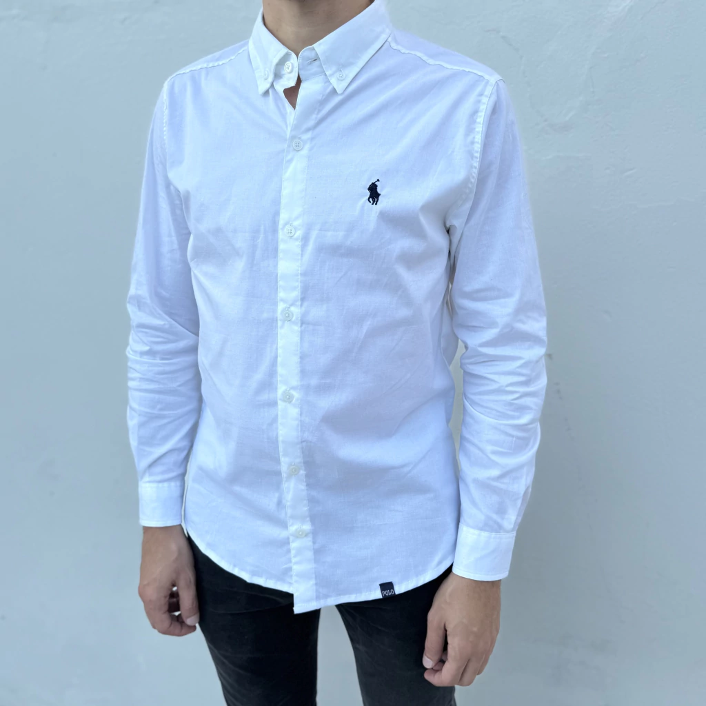 CAMISA POLO CLASSIC FIT BLANCA