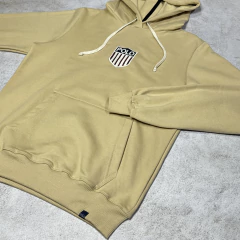BUZO HOODIE POLO USA BEIGE - Elixir Indumentaria