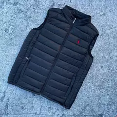 CHALECO PUFFER POLO NEGRO en internet