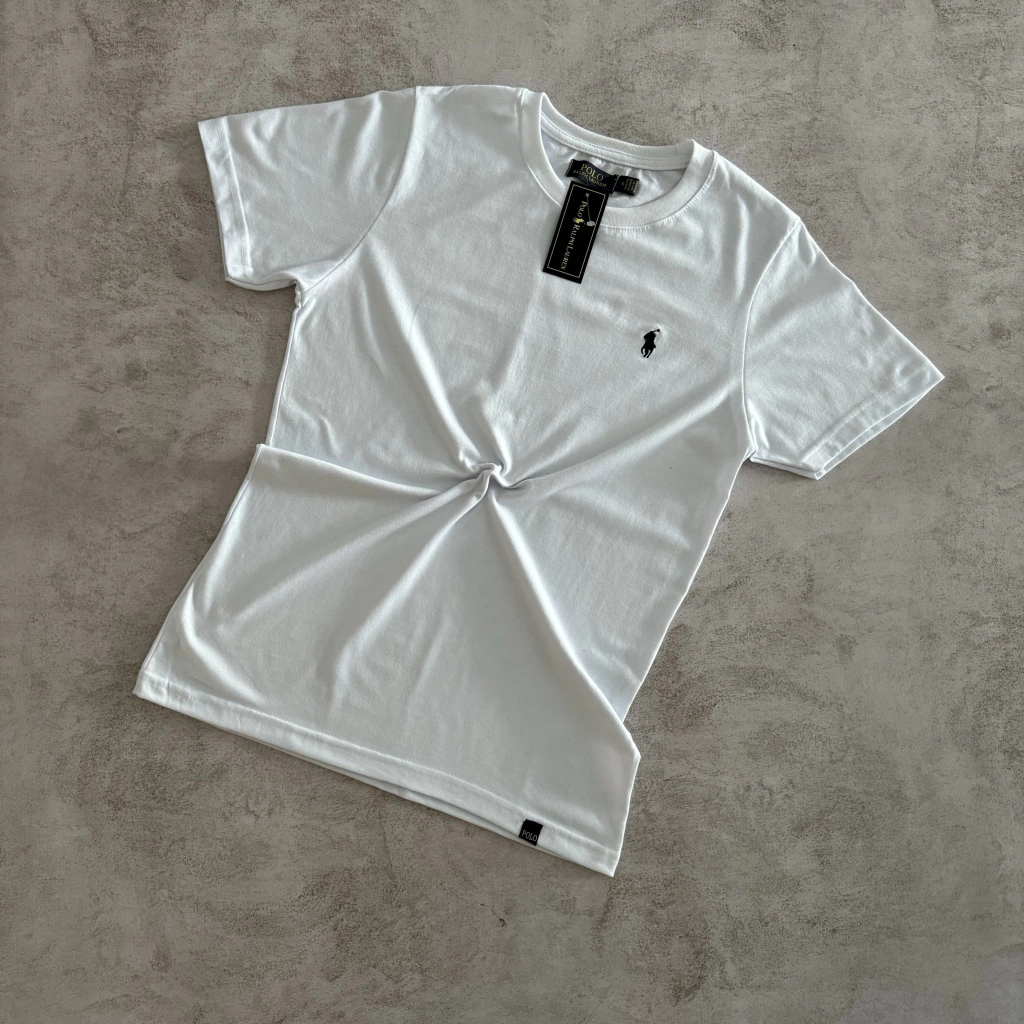 REMERA POLO CLÁSICA BLANCA