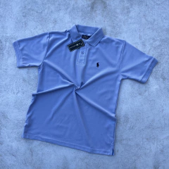 CHOMBA POLO CELESTE