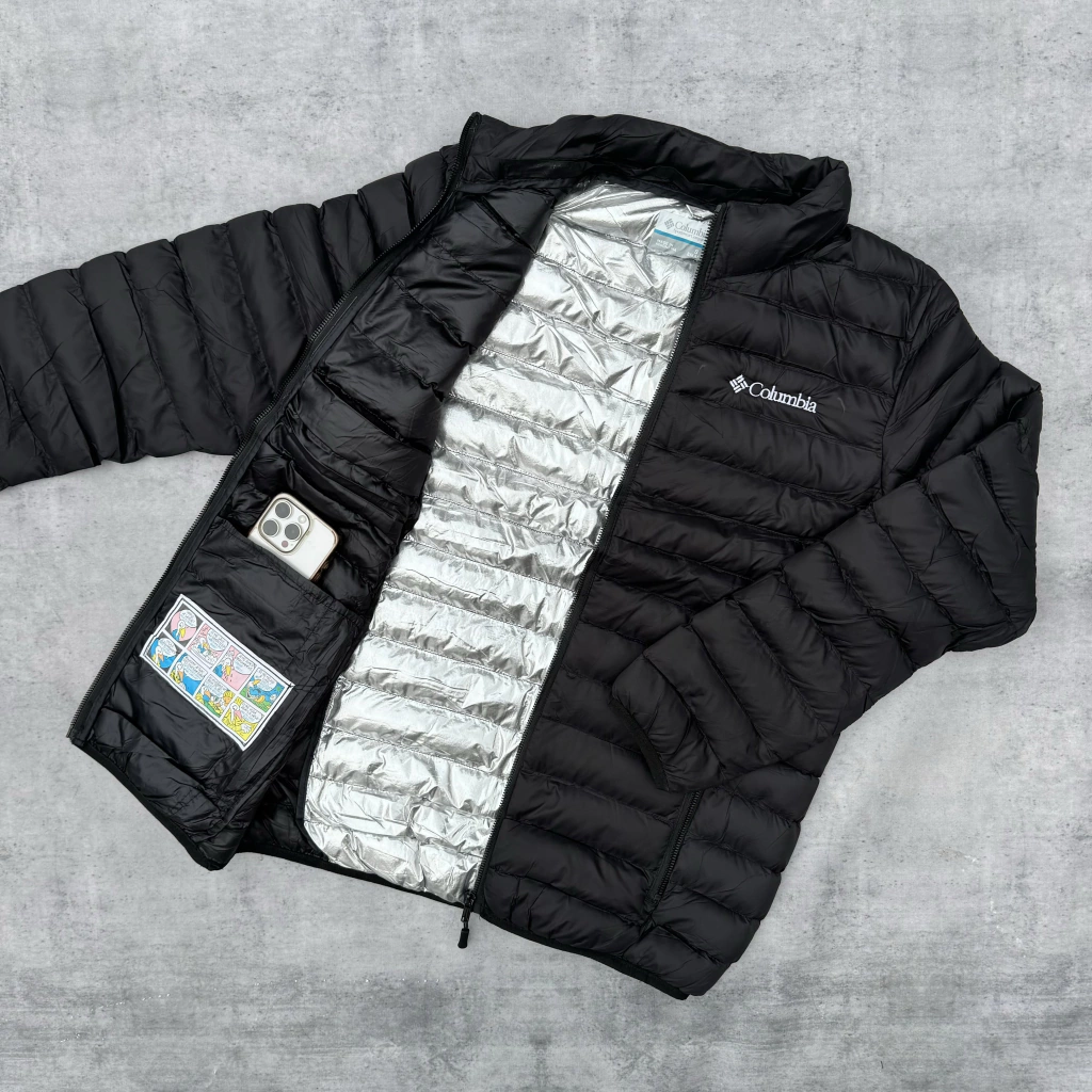 CAMPERA COLUMBIA PUFFER NEGRA