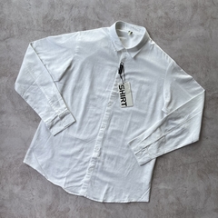 CAMISA DE LINO MANGA LARGA BLANCA