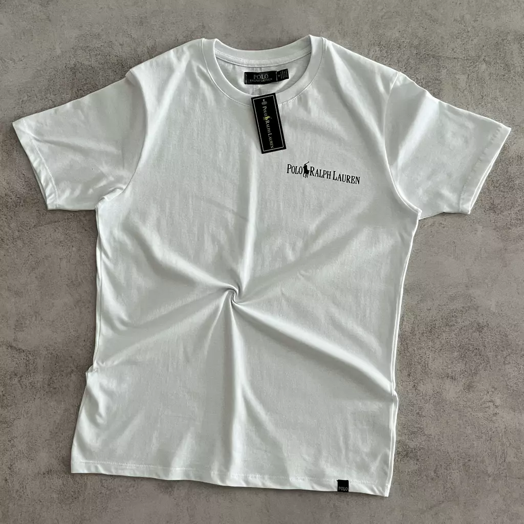 REMERA POLO MINIMAL BLANCA
