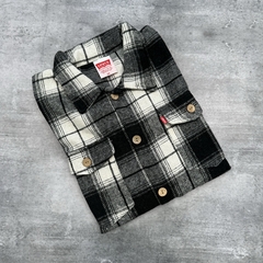 CAMISACO CUADRILLE LEVI’S NEGRO/BLANCO - tienda online