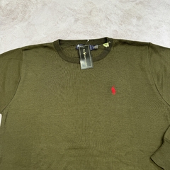 SWEATER POLO CLÁSICO VERDE - tienda online
