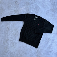 Imagen de SWEATER POLO VINTAGE NEGRO