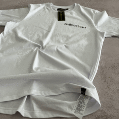REMERA POLO MINIMAL BLANCA - Elixir Indumentaria