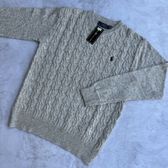 SWEATER POLO VINTAGE BEIGE