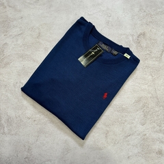 SWEATER POLO CLÁSICO AZUL AERO