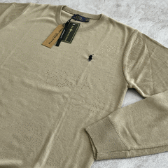 SWEATER POLO CLÁSICO BEIGE B - Elixir Indumentaria