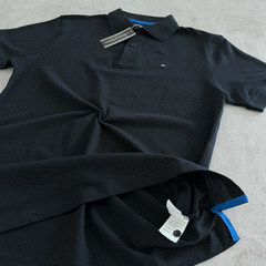 CHOMBA TOMMY NEGRA IMPORTADA - Elixir Indumentaria