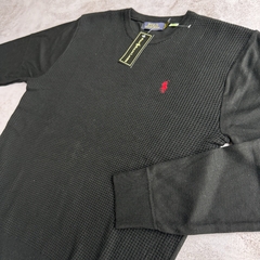 PULLOVER TRAMADO NEGRO - comprar online
