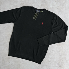 PULLOVER TRAMADO NEGRO en internet