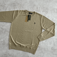 SWEATER POLO CLÁSICO BEIGE B - comprar online