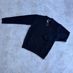 Imagen de SWEATER POLO VINTAGE AZUL
