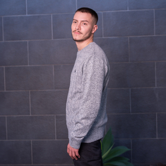 SWEATER POLO VINTAGE GRIS CLARO - comprar online