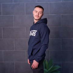 BUZO HOODIE VANS AZUL MARINO - comprar online