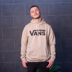 BUZO HOODIE VANS BEIGE